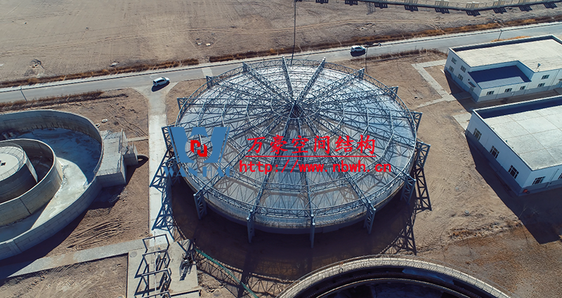 格爾木工業(yè)園污水池膜結構工程